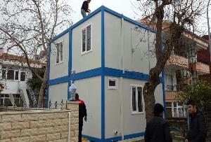 KINALIADA KARAKOL AMİRLİĞİ YENİ BİNASINDA HİZMEKT VERMEK ÜZERE PREFABRİK